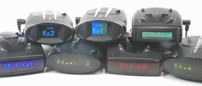 BEL (Beltronics)Vector 955, Cobra XRS 9960, XRS 9945, 9845, 9745, and the Whistler XTR-695SE, 690SE and Pro 78SE radar detectors