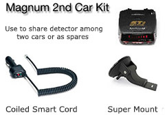 BEL (Beltronics) STi Magnum radar detector with free 2nd car kit